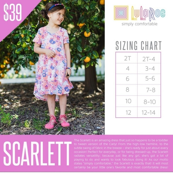 Lularoe Scarlett Dress Sz12 - Picture 6 of 7